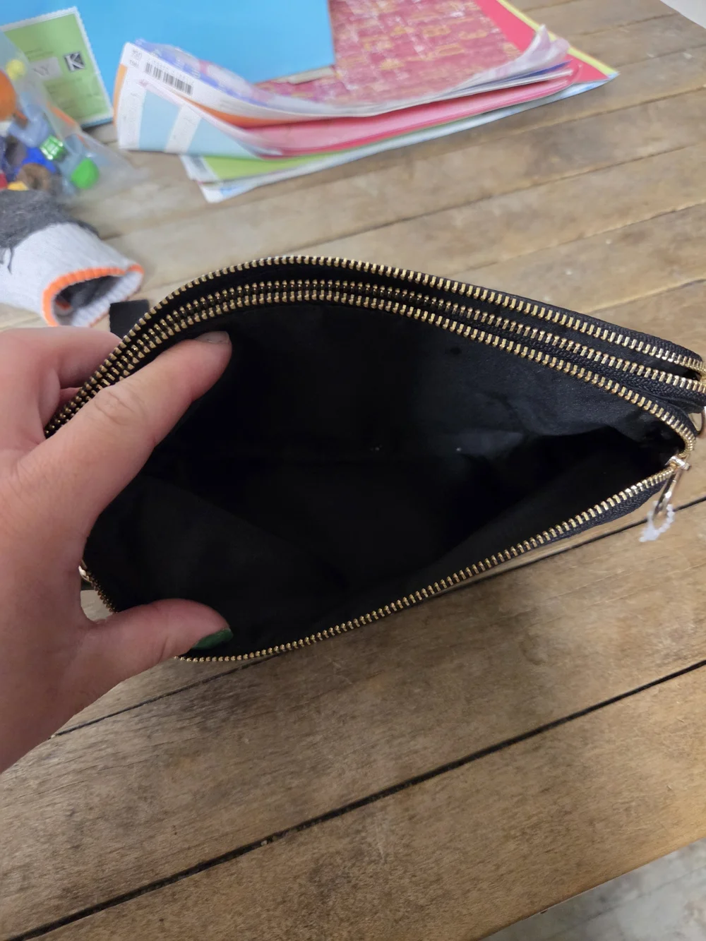 lululemon athletica Black Wristlet Pouch